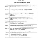 Amended 2025/2026 Budget Workshop Calendar Amended 2025/2026 Budget Workshop Calendar