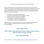 Sequatchie County Opioid Initiative Grant Writing Workshop Sequatchie County Opioid Initiative Grant Writing Workshop