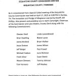 Sequatchie County Special Call Commission Meeting Minutes 04/17/25