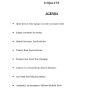 Road Committee Meeting Agenda 12/8/25