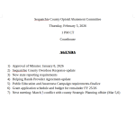 Sequatchie County Opioid Abatement Committee Agenda 02/05/26