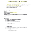 Sequatchie County Commission Meeting Agenda 03/16/26